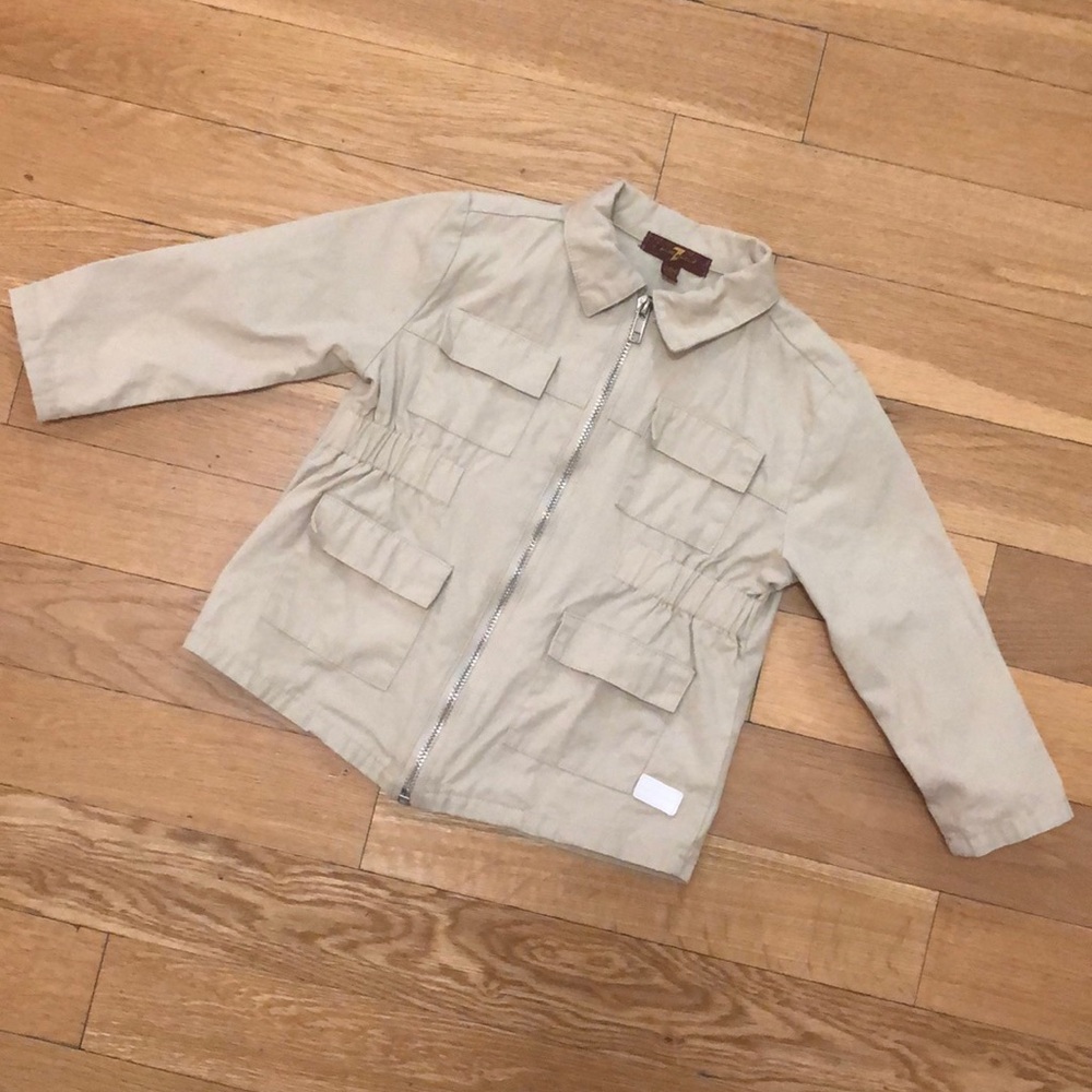7 for all mankind baby toddler jacket, size 24 months